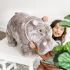 Melissa & Doug Giant Hippopotamus - Lifelike Stuffed Animal (Over