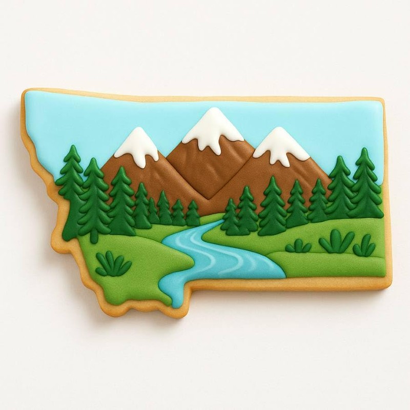 Montana State 4 Inch Cookie Cutter from The Cookie Cutter