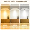 DiCUNO GU10 LED Bulb, 40W Equivalent, Warm White 2700K, 450LM,
