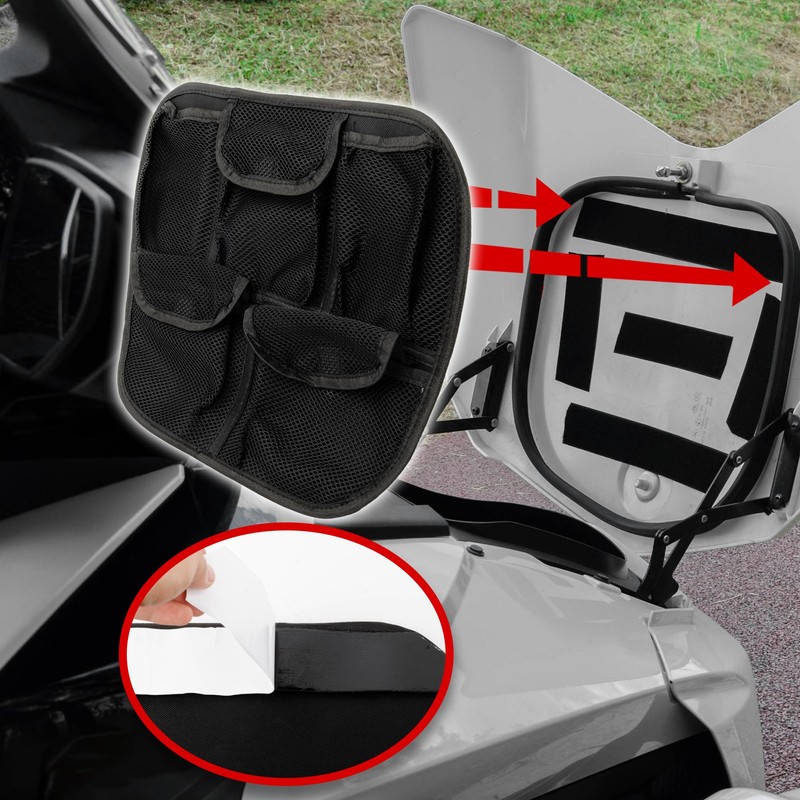 BAKAFOH Front Trunk Lid Organizer Frunk Tool Bag for Can
