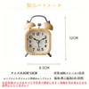 Mermbe Alarm Clock, Loud Volume, Stylish, Scandinavian Cute, Twin Bells,