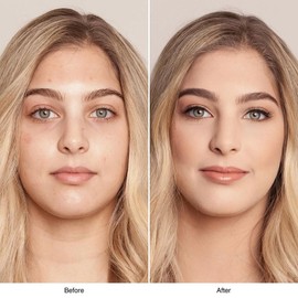 Color Changing Foundation Stick, Korean Foundation Stick with Makeup Brushes, Buildable Coverage with Collagen Complex, Suitable for All Skin Types (natural)