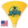 Beer Bong Large Double Beer Bong Funnel | Yellow Funnel