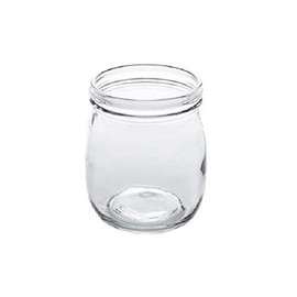 American Metalcraft MJ22 Mason Jars, 4.375" Length x 4.375" Width, Clear