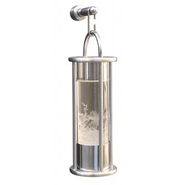 Delite Peter's Storm Glass Stainless Steel with Wall Bracket 140 mm