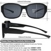 CAXMAN Fit Over Glasses Sunglasses for Women and Men Polarized