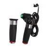 1Pair E Bike Throttle Grip 4 Lights Double Circle Accelerator