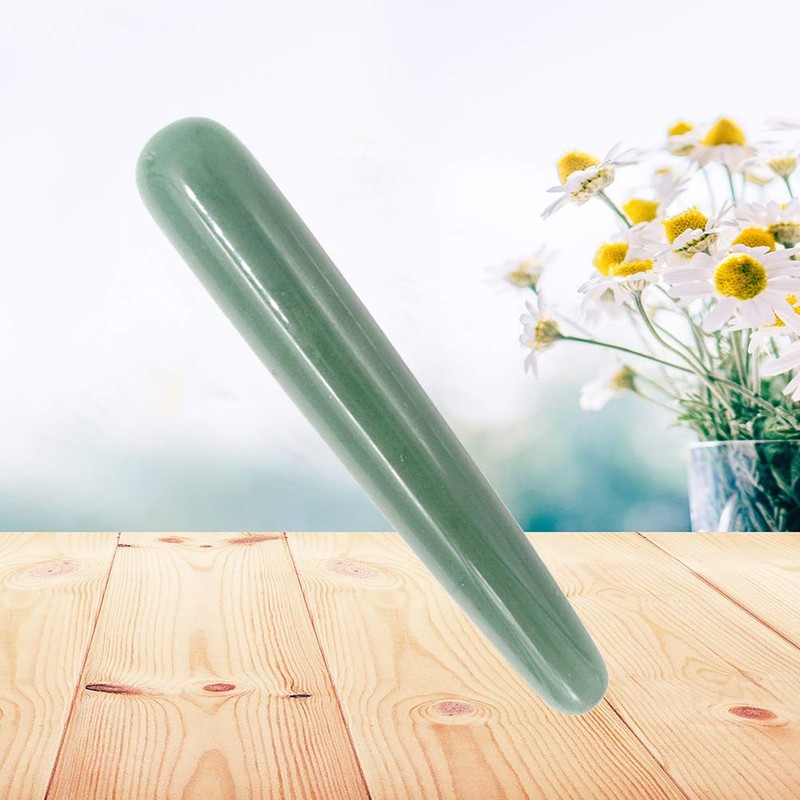 SUPVOX Jade Massage Rod Trigger Point Massager Guasha Massage Jade