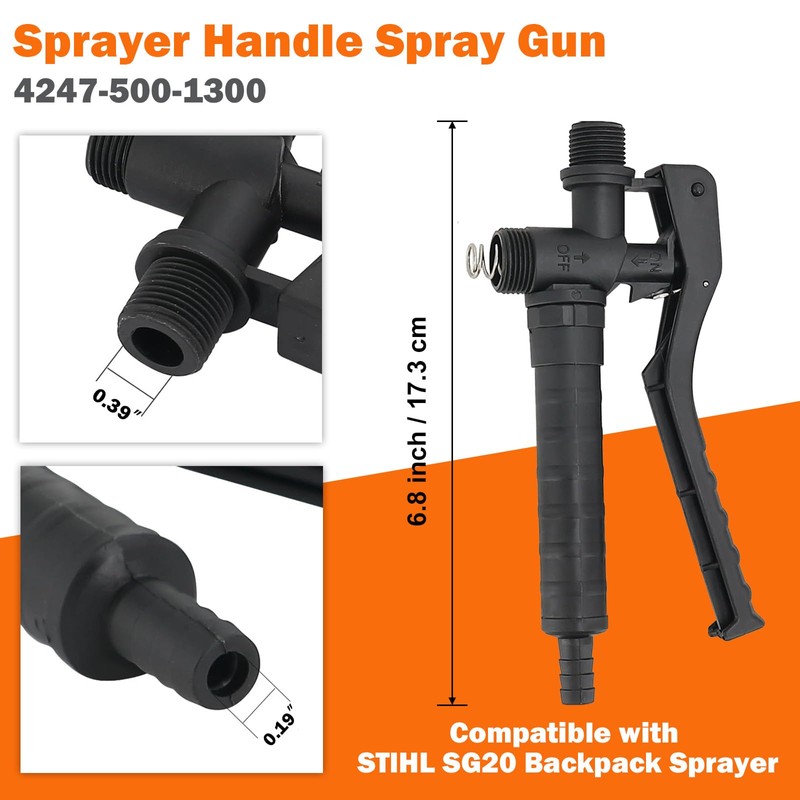Sprayer Handle Compatible with STIHL SG20 Parts Backpack Sprayer pump