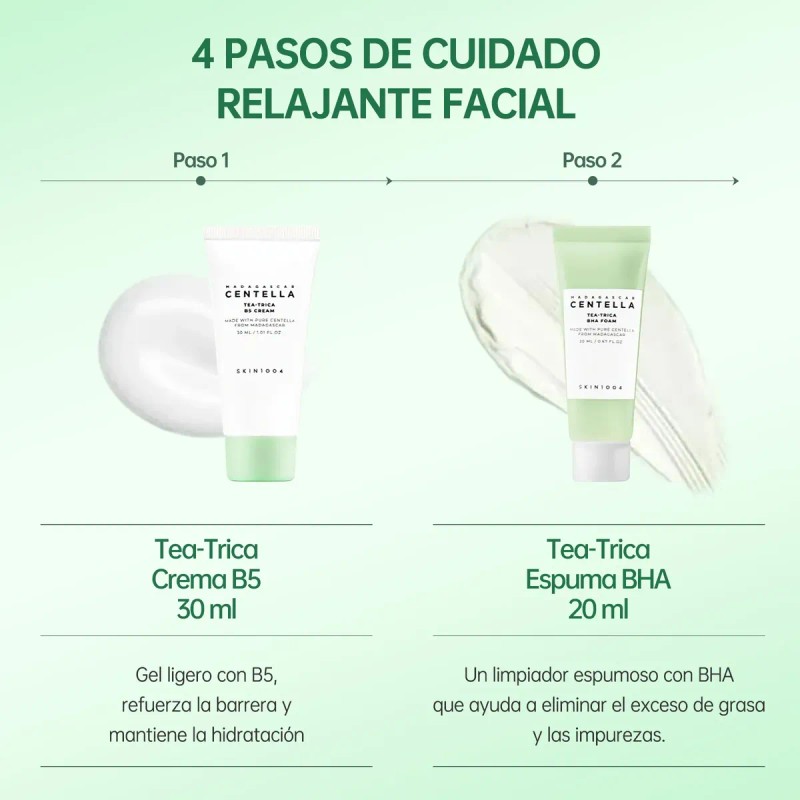 Skin1004 Kit De Viaje Tea-trica Centella Antiacné 4 Pzs