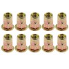 LBY 60pcs Carbon Steel Rivet Nuts, M6 Thread Insert Nutsert