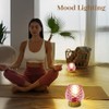 Ecleng 2 Pack Small Battery Operated Lamp with Timer,Cordless Glass