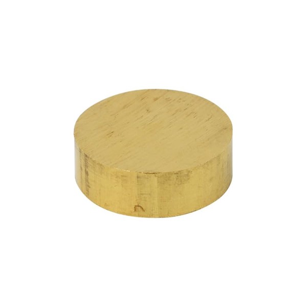 Brass Cylinder Diameter 30mm x Height 10mm For Processing Metal