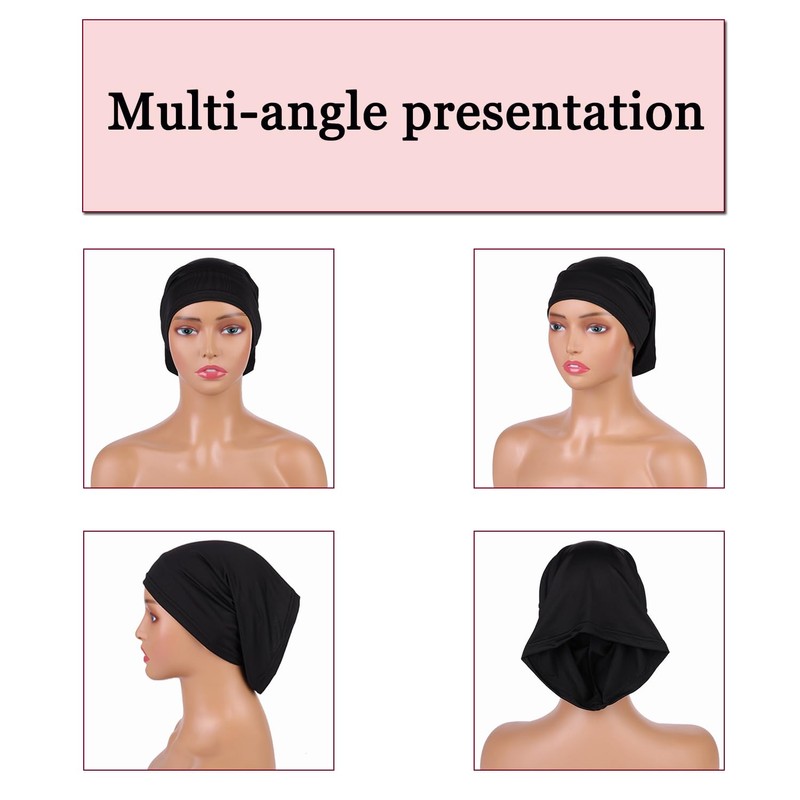 Leeven 2 Pieces Dreadlock Sleep Shower Caps