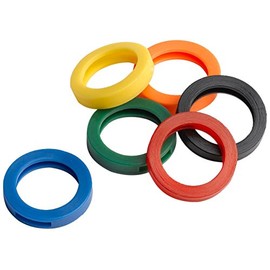 Merriway BH01851 (24 Pcs) Assortment of Key Cap Identifier Rings, Pack of 24 Pieces