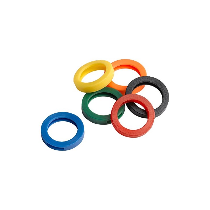 Merriway BH01851 (24 Pcs) Assortment of Key Cap Identifier Rings,