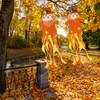 NOVWANG 2 Pcs Fall Scarecrows Windsocks, 40 Inch Outdoor Autumn