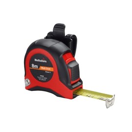 Hultafors 350303 "PR 8M" Short Steel Tape - Black/Red