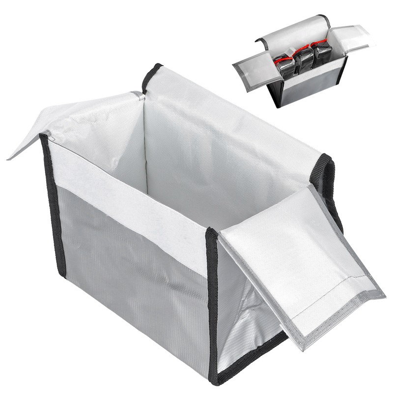 3/4 Lithium Battery Safe Bag General ExplosionProof Fireproof Lipo Battery