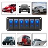 Riloer 3/4/5/6/8 Gang Switch Panel, DC12V/24V 240W Rocker Switch Panel,
