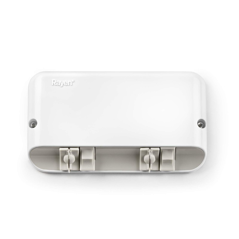 Rayen 39 Tendedero Plegable, Resina, Blanco, 10 m