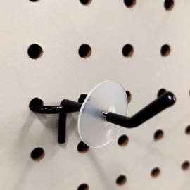 Peg Hook Product Stoppers, 1" Nylon Inventory Control Clips to Help Keep Merchandise on Display Hooks, 200 Pack