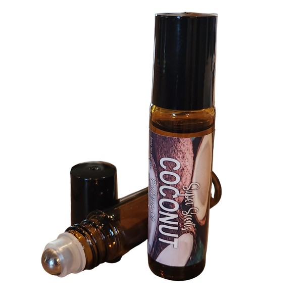 Coconut Perfume Oil, Fragrance Roll On, 10ml (.33 fl oz)