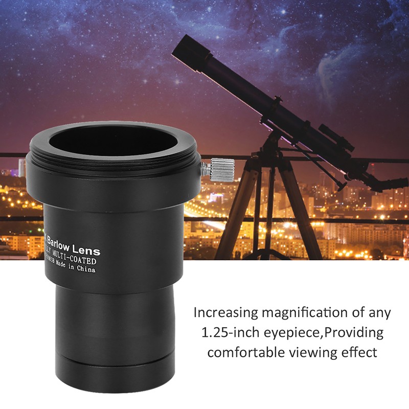Datyson 1.25 Inch 5X Magnification Lens T2/M35 Thread Astronomical Telescope