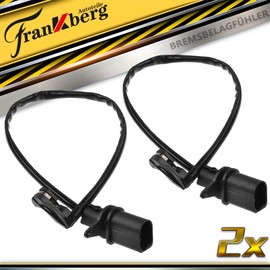 Frankberg 2 x Warning Contact Wear Indicators Front Compatible with A4 2006-2016 A5 2007-2017 A6 2010-2018 A7 Sportback 2011-2018 Q5 2008-2017 Replace# 8K06151211