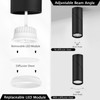 YindaLux Set of 2 LED Surface-Mounted Spotlights, Dimmable, Swivelling Ceiling