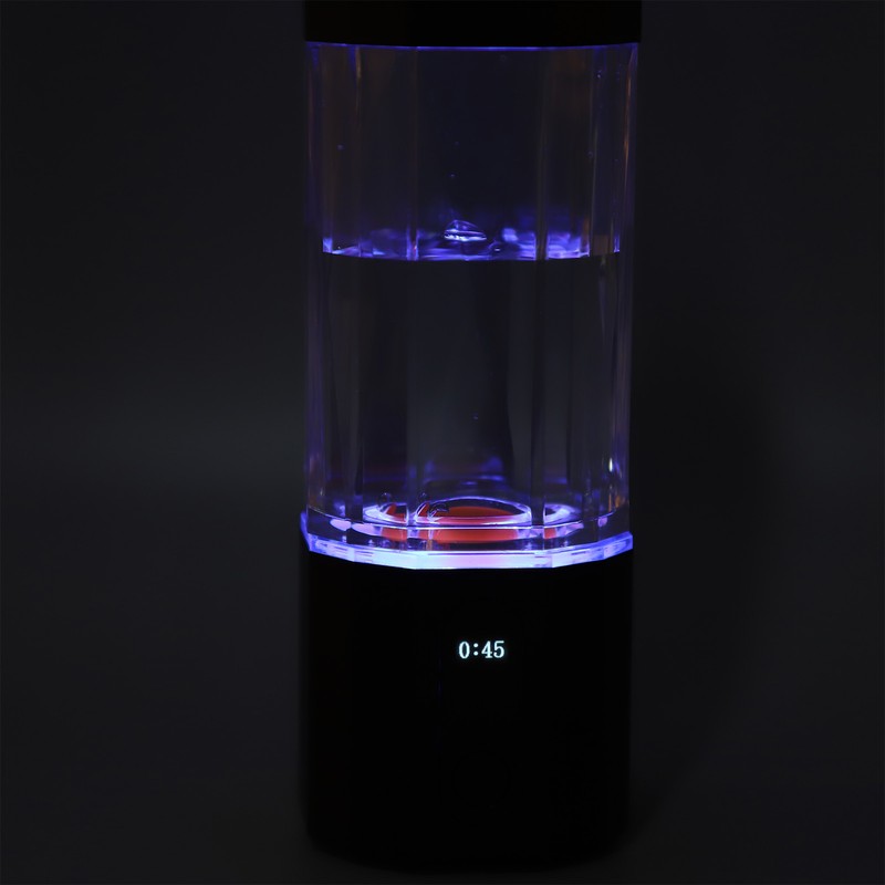 Hydrogen Water Bottle with Colorful Lights Platinum Titanium Electrode 2