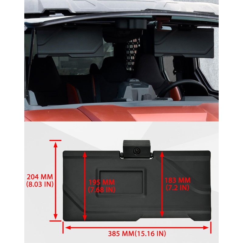 SAUTVS Sun Visors for Polaris Xpedition XP/XP 5/ADV/ADV 5 2024