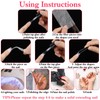 200 Pcs Silk Nail Wraps Extensions Fiberglass Nail Silk Wrap