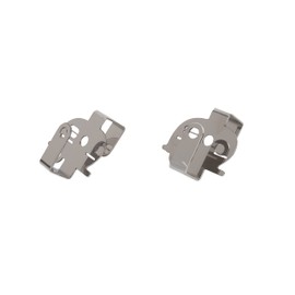 Camco Life is Better at The Campsite Over-The-Cabinet Hooks | Convenient to Use and Fits 3/4-inch Thick Cabinet Doors | Made of Stainless Steel | 2-Pack (53382), Silver, Small