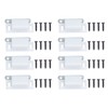 8 Set Stainless Steel Magnetic Door Catch Cupboard Closet Cabinet