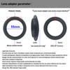 EF-55mm Reverse Adapter for EF-S Cameras 70D,77D,80D,10D,20D,30D,40D, 50D,5D,5D Mark II,5D
