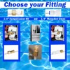 1/4" OD NSF Certified Water Line, 25 Feet of White