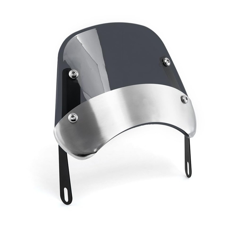 Motorcycle Windshield Universal Wind Deflector Windscreen Front Flyscreen with Mount