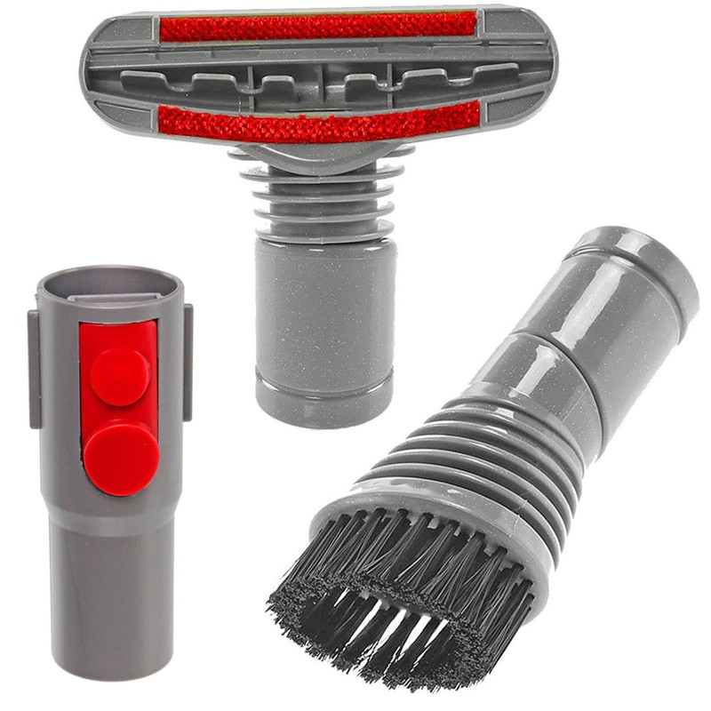 SPARES2GO Mini Dusting Brush Stair Tool Set for Dyson V10