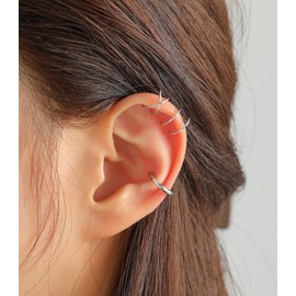 Ear Cuffs Hoop Cuffs Earrings Non Piercing for Women-Clip on earrings Cartilage earrings Dainty 14K Gold/Silver Plated Tarnish Trendy Jewelry Set