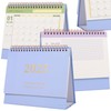 Small Desk Calendar 2024-2025 - 7.48x6.3 Inch Standing Flip 2025
