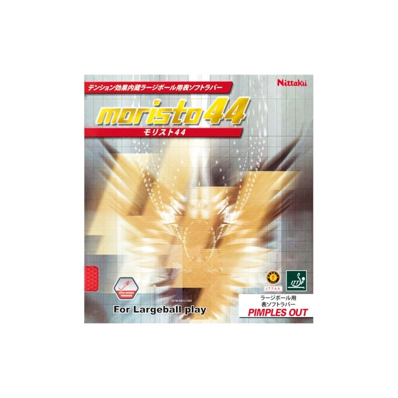 Nittaku NR8671 Table Tennis Rubber Morist 44 Red MAX
