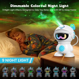 DAYLUMI Starry Sky Projector with Music, LED Galaxy Projector in Baseball Design, Starlight with Remote Control for Bedroom, Star Projector Lamp Children & Adults (Blue)