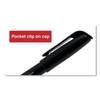 Universal UNV07071 Fine Bullet Tip Pen-Style Permanent Marker - Black