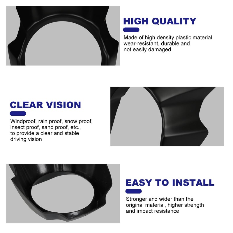 MOCODUO Front Windshield Fairing Cover Fits for Kawasaki Eliminator 500