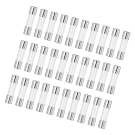 Hihaha 30pcs 4A Quick Blow Glass Tube Fuse Breaking Voltage 250V 5x20mm 0.2x0.79 Inch Fuse Glass Tube for Car Durable Material