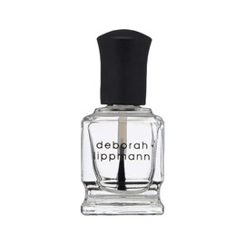 Deborah Lippmann Deborah Lippmann Hard Rock Base and Top Coat | Promotes Healthy Growth for Soft Nails | Diamond Powder Strengthens and Protects Nail Polish | Clear, 50 Fl. Oz
