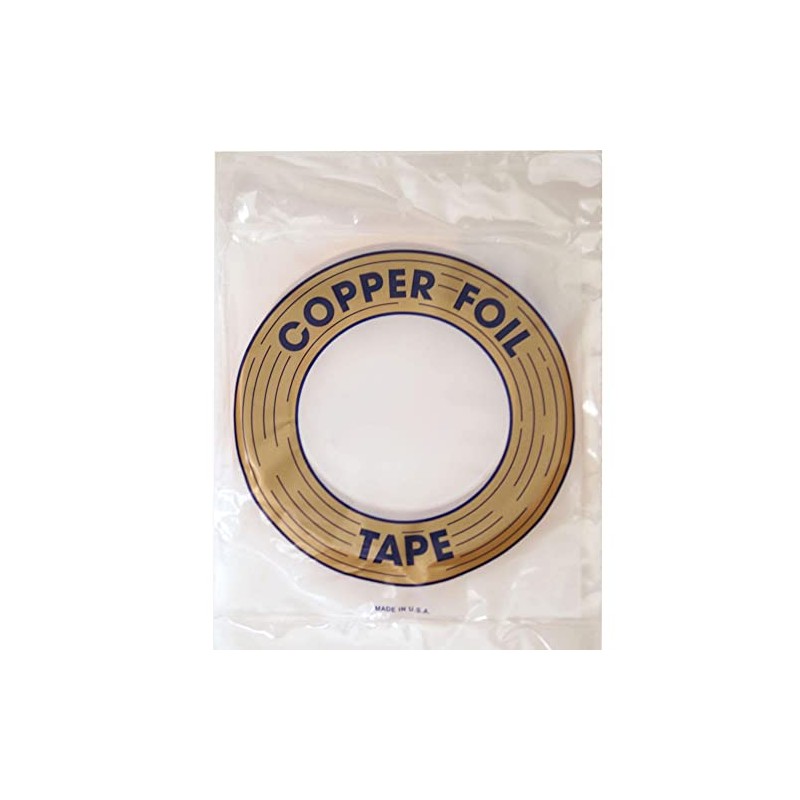 Edco 5/16" Stained Glass Copper Foil Tape - 1.25 Mil
