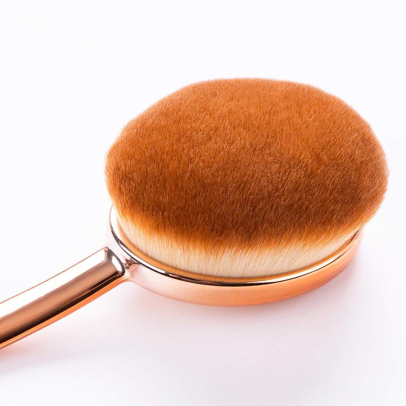 Yoseng Oval Foundation Brush Large Toothbrush makeup brushes Fast Flawless