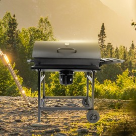 guogiyala Charcoal Grill - Charcoal Barrel Grill - Lager Portable outdoor grill suitable for outdoor camping,backyards, and patios